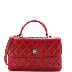 Chanel Medium Trendy CC Top Handle Bag Quilted Lambskin